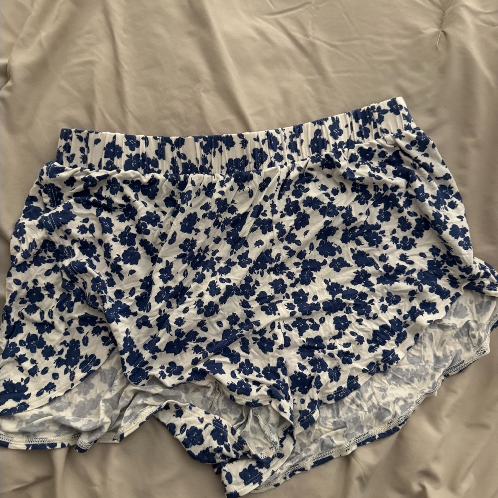 Floral Print pajama shorts